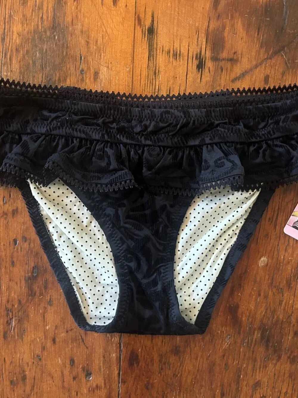 Vintage Betsey Johnson Skirted Bikini Set